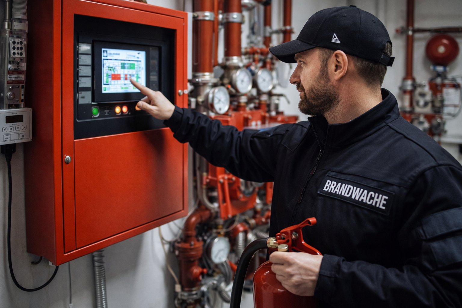 Feuerlöscher für Brandwache