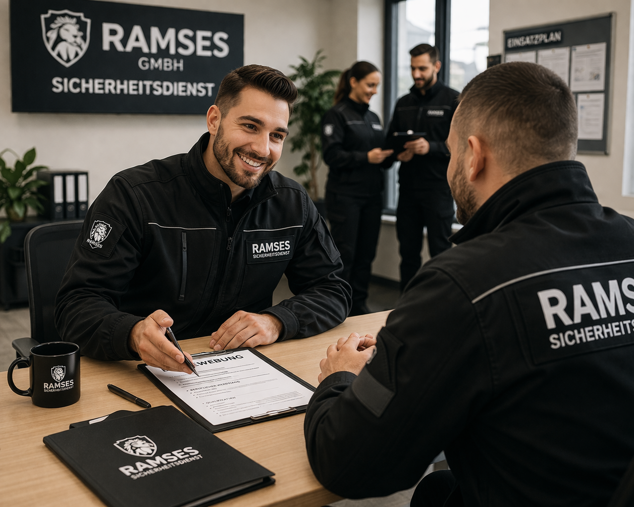 RAMSES Mitarbeiter in Dienstkleidung